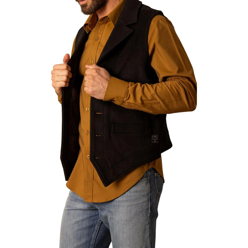 Kimes Ranch Men's Kraken Vest in Black