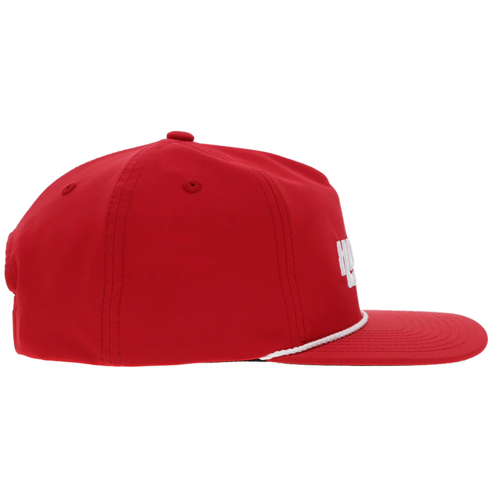 Hooey "White Knuckle" Red/White Trucker Hat