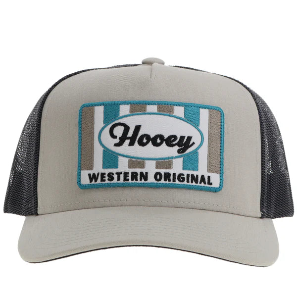 Hooey "Sudan" Trucker Hat in Tan & Charcoal