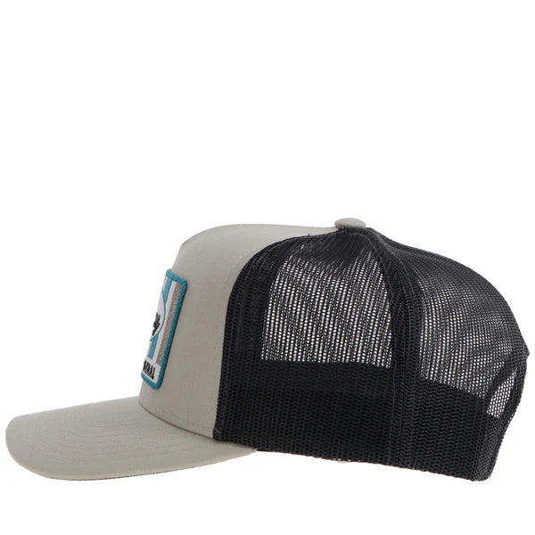 Hooey "Sudan" Trucker Hat in Tan & Charcoal