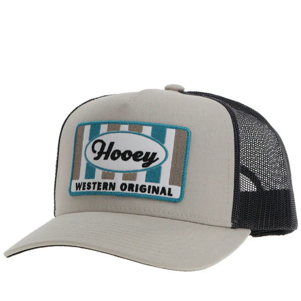 Hooey "Sudan" Trucker Hat in Tan & Charcoal