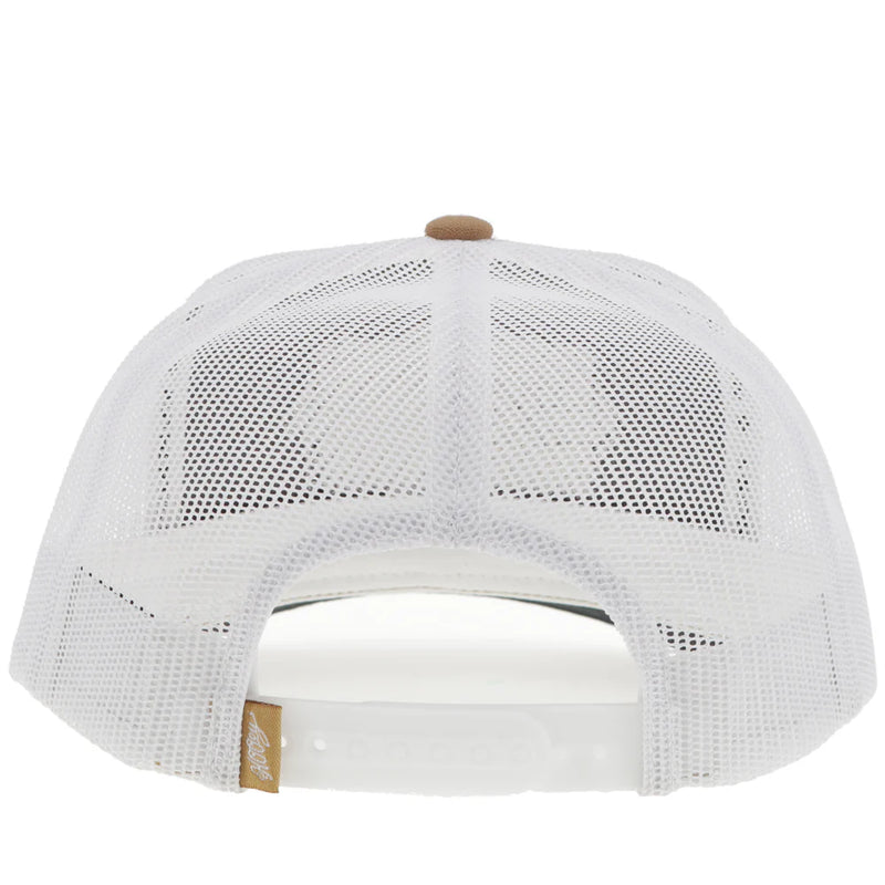 Hooey Diamond Patch Hat in Tan & White