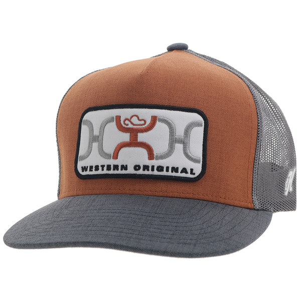 Hooey "Loop" Trucker Hat in Orange & Grey