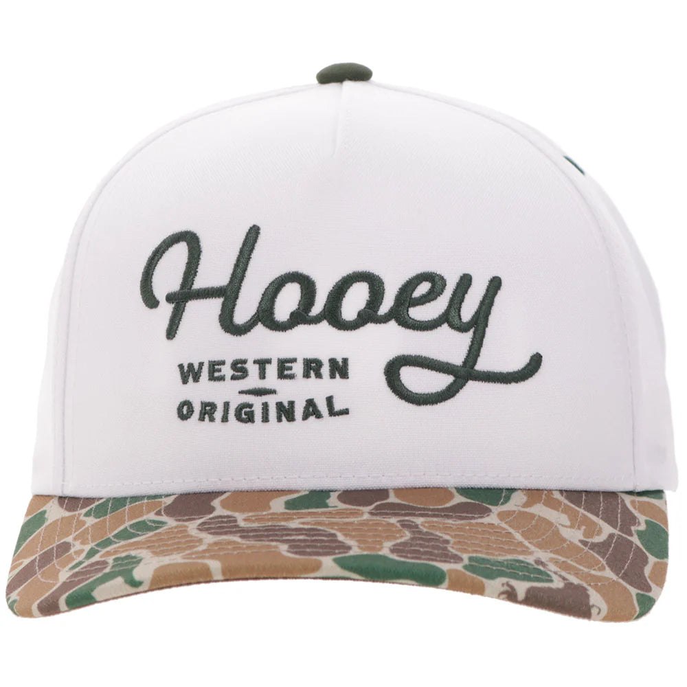 Hooey "OG" Trucker Hat in White & Camo