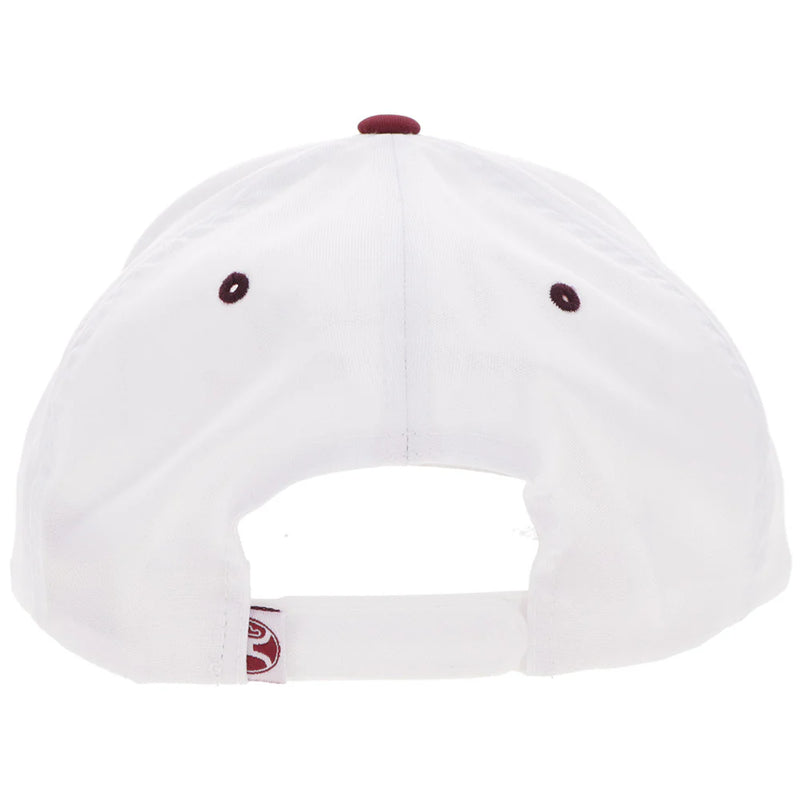 Hooey "OG" Trucker Hat in White & Maroon