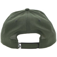 Hooey "Mark Out" Green with White Stitching Hat