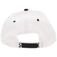 Hooey "Mark Out" White with Black Stitching Hat