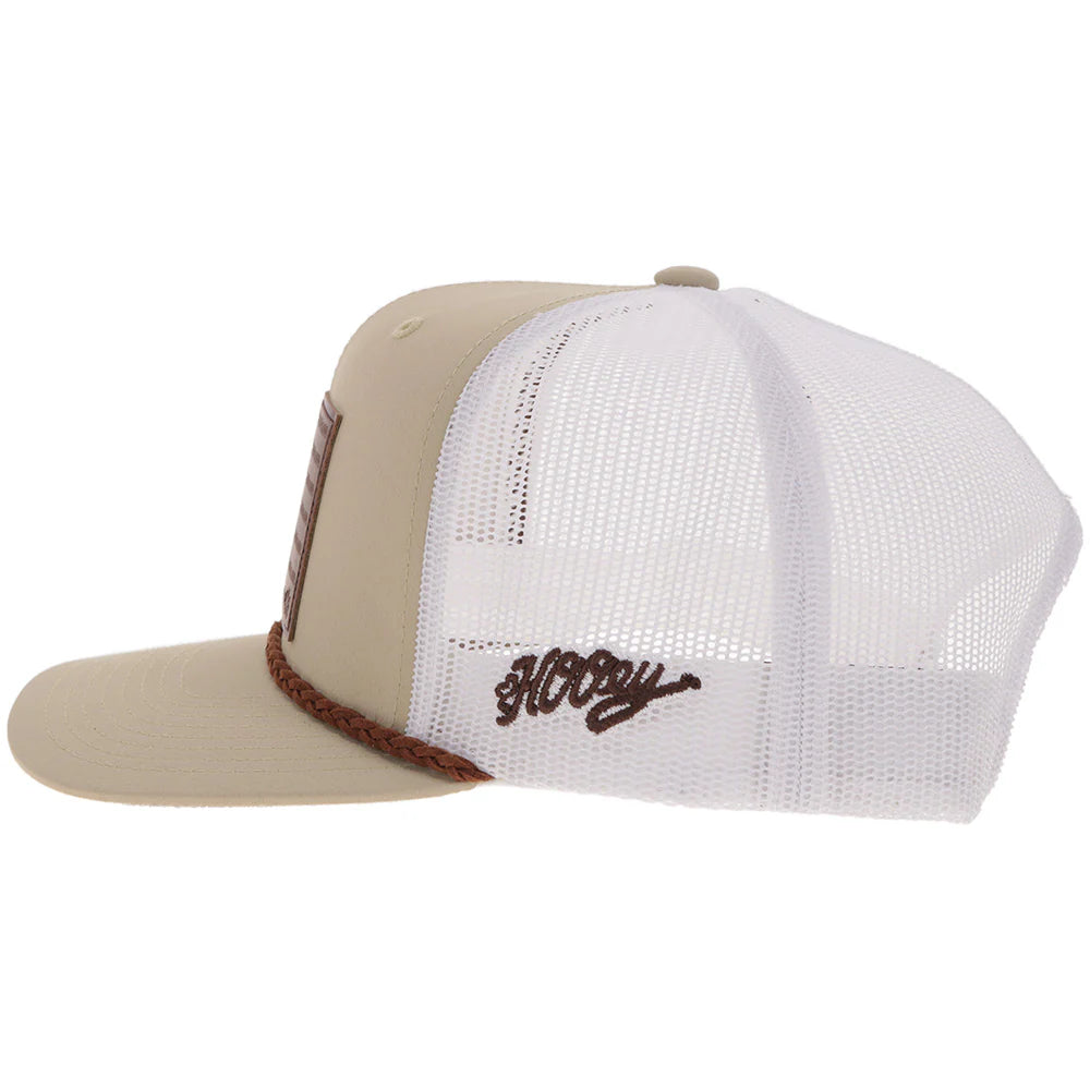 Hooey "Liberty Roper" Tan/White Patch Hat