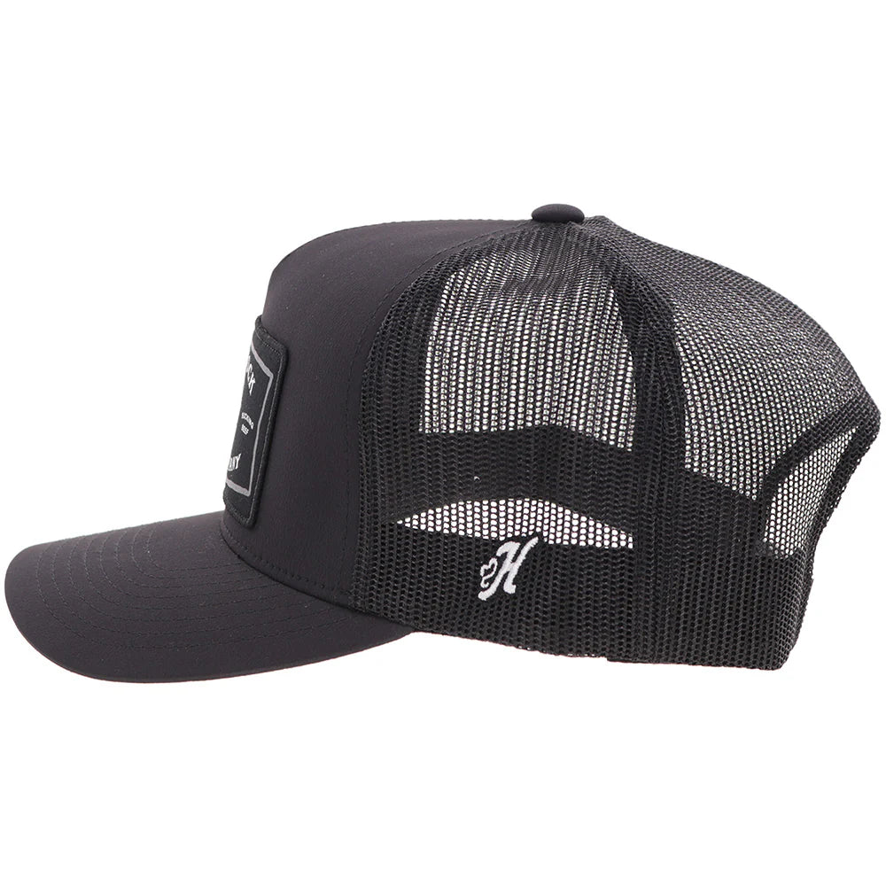Hooey "Rank Stock" Black Patch Hat