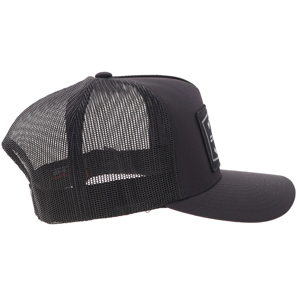 Hooey "Rank Stock" Black Patch Hat