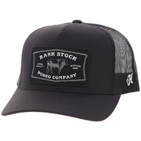 Hooey "Rank Stock" Black Patch Hat