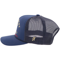 Hooey "John Wayne Cattle Co" Navy with Yellow Stitching Hat