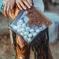 The Dana Clear Wristlet