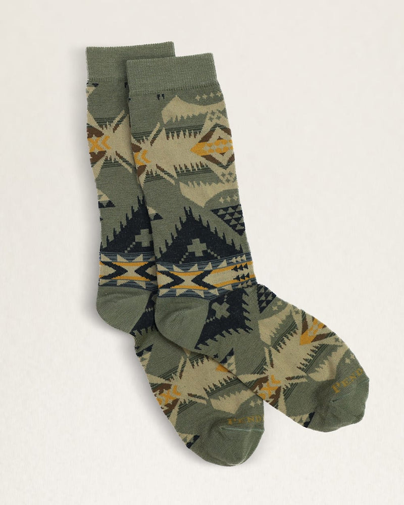 Pendleton Sage Nehalem Crew Socks