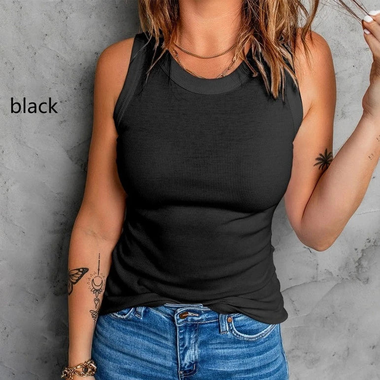 Women's Casual Ribbed Tank Top (Available in 3 Color Options!)