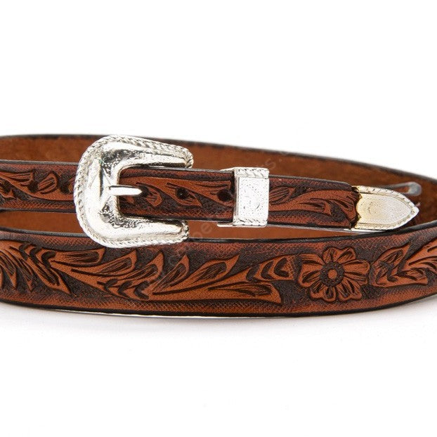 Leather Tooled Hat Band