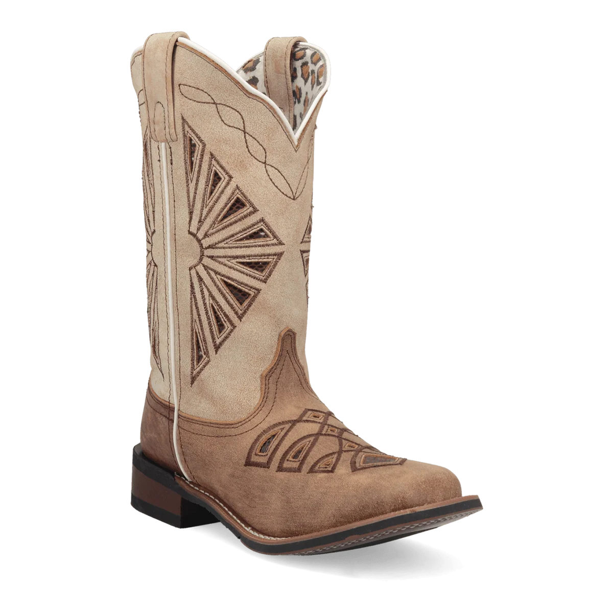Laredo Women's Kite Days Boot in Brown & Bone