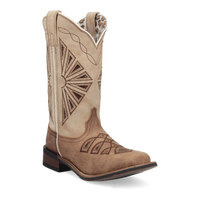 Laredo Women's Kite Days Boot in Brown & Bone