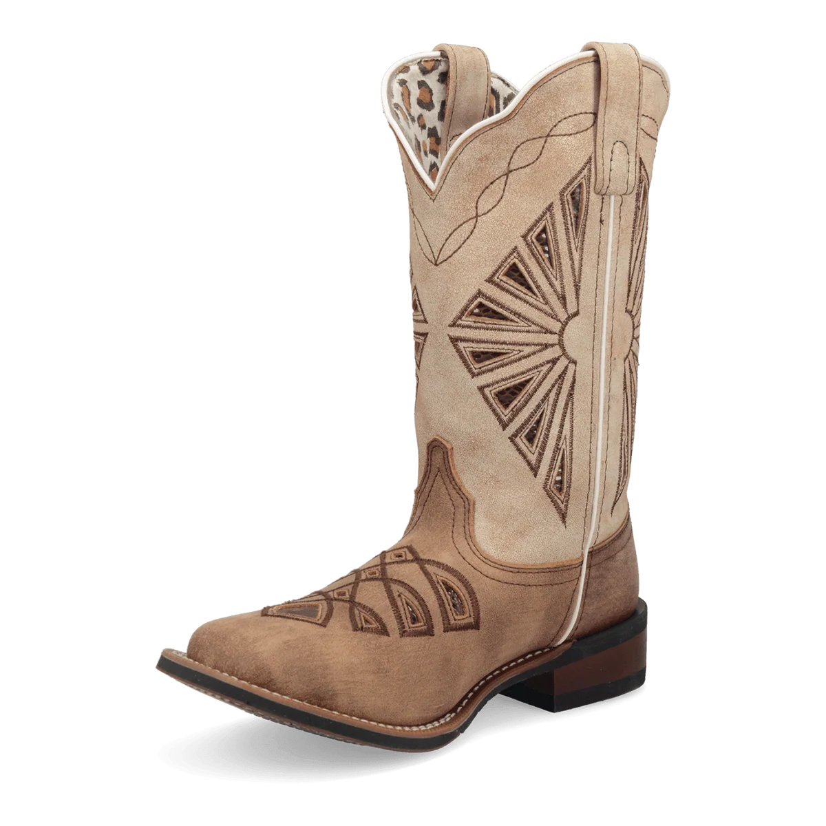 Laredo Women's Kite Days Boot in Brown & Bone