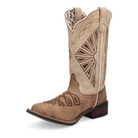 Laredo Women's Kite Days Boot in Brown & Bone