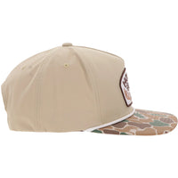Hooey "Outfitters" Tan/Camo with Patch Hat