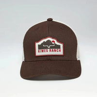 Kimes Ranch Camelback Ball Cap in Brown & Cream