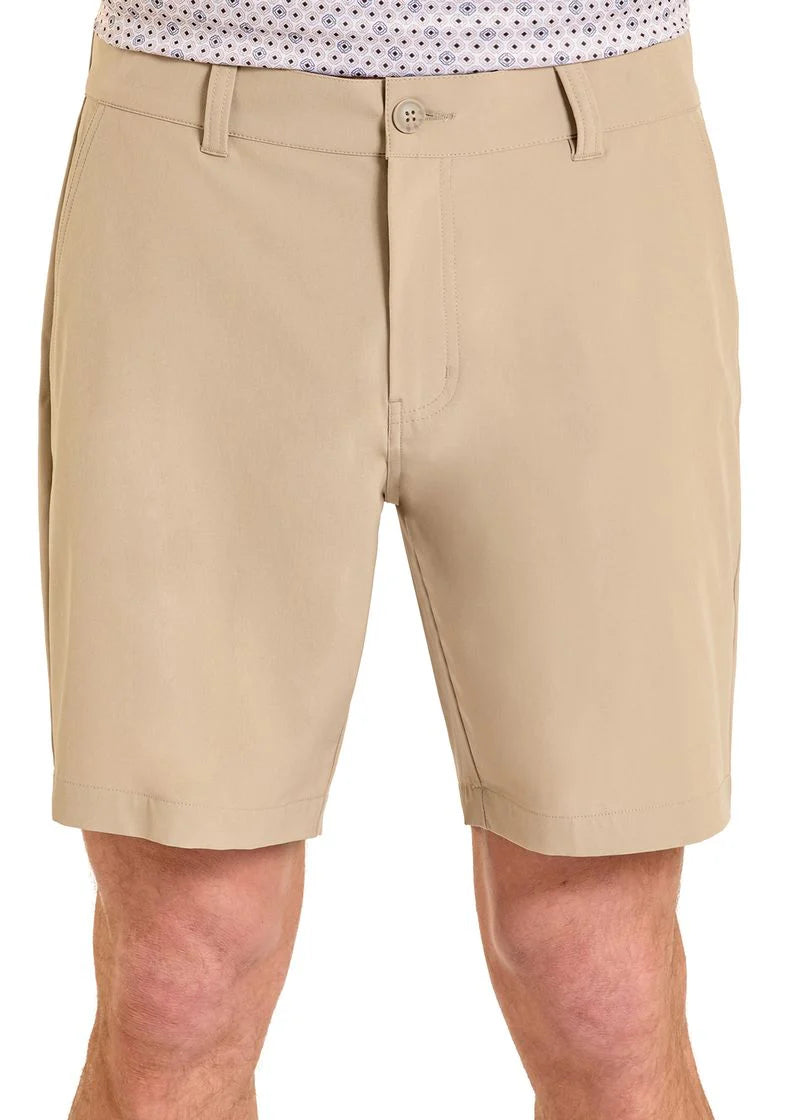 Rock & Roll Denim Men's 8" Chino Shorts in Khaki