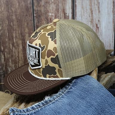 Red Dirt Hat Co. Youth "Duck" Rope Cap in Camo/Tan