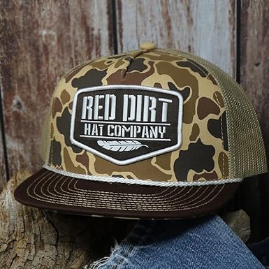 Red Dirt Hat Co. Youth "Duck" Rope Cap in Camo/Tan