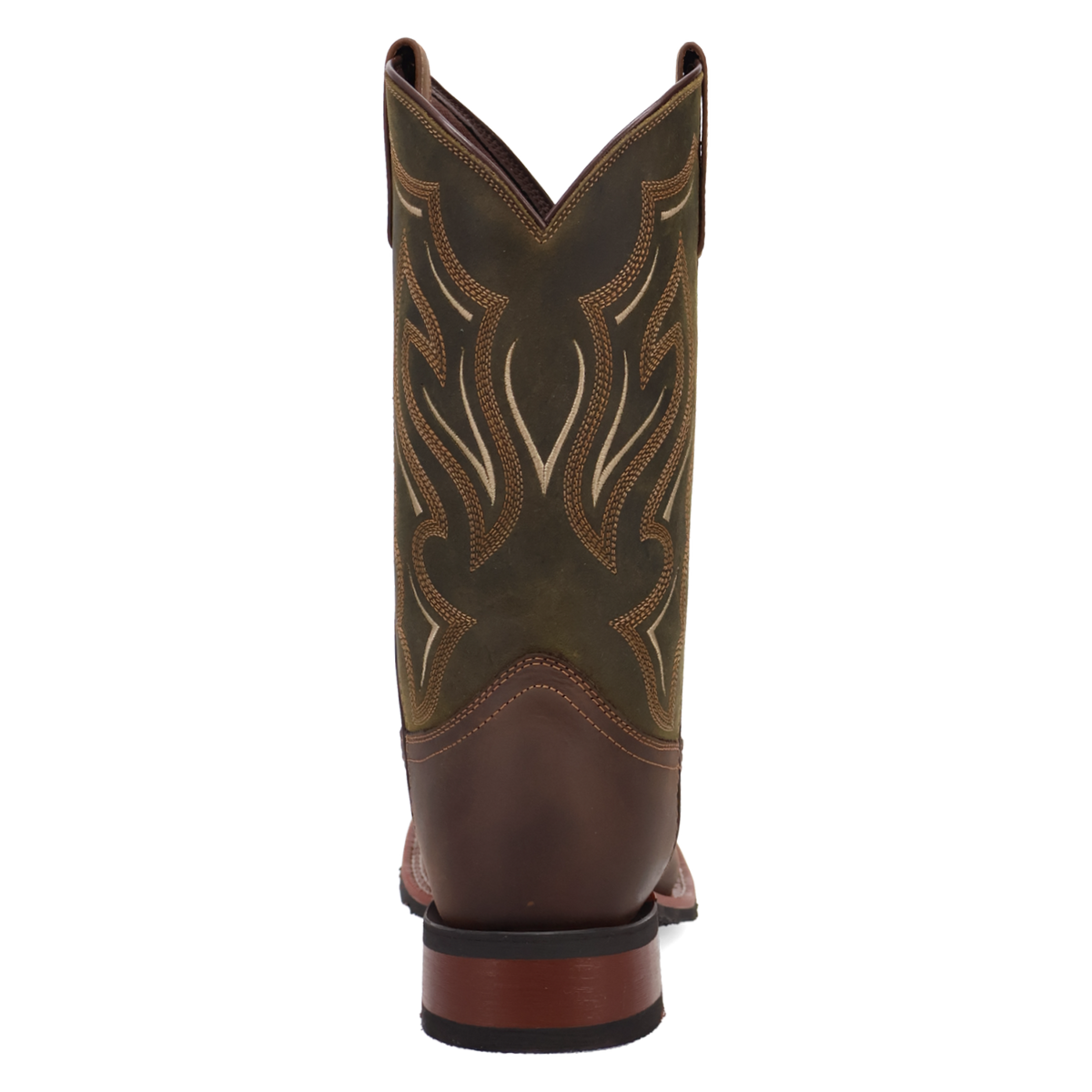 Laredo Men's Trailblazer Western Boot in Brown/Hunter Green