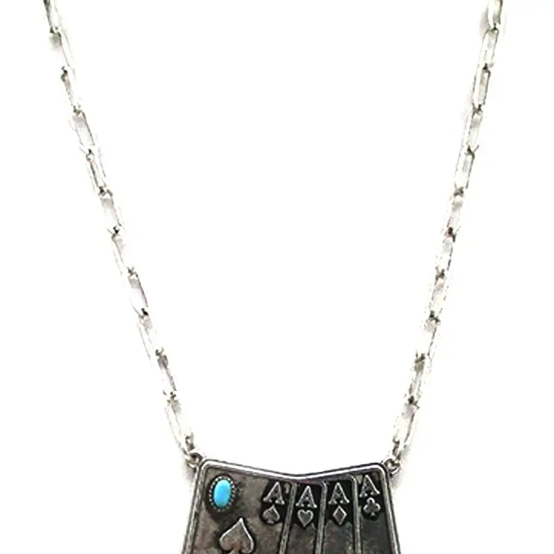 Four Aces Turquoise Necklace