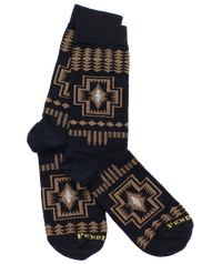 Pendleton Black Harding Crew Socks