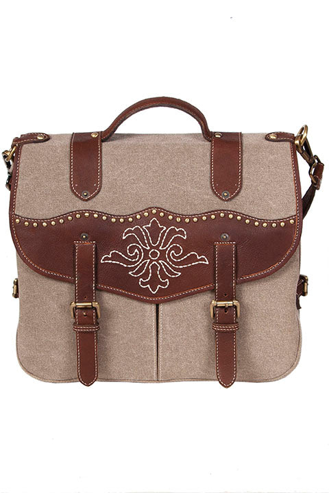 Scully Berkeley Canvas & Leather Brief
