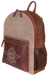 Scully Berkeley Canvas & Leather Backpack