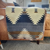 Andean Alpaca Wool Blanket-Rocky