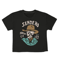 Sendero Provisions Co. Women's Quitado Cropped T-Shirt in Vintage Black