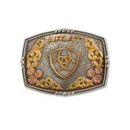 Ariat Rectangle Multi-Finish Shield Belt Buckle