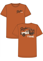 Rock & Roll Denim Youth Dale Brisby Graphic T-Shirt in Rust