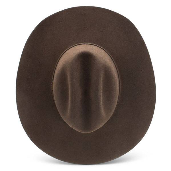 Resistol Five Star 5X Fur Blend Hat in Chocolate