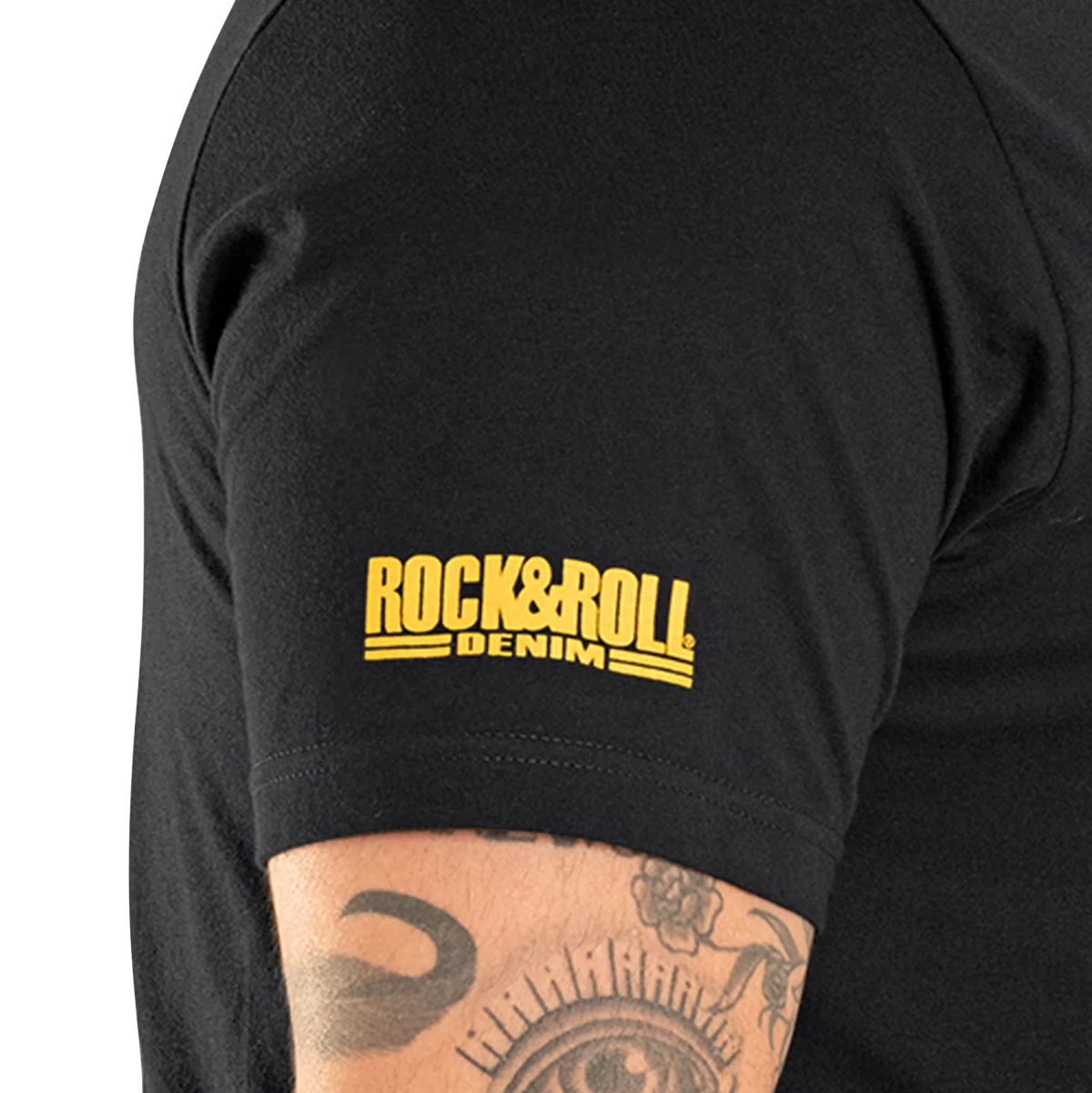 Koe Wetzel x Rock & Roll Denim Unisex East Texas Rock & Roll T-Shirt in Black