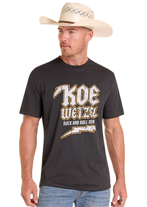 Koe Wetzel x Rock & Roll Denim Unisex Graphic T-Shirt in Black