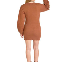 Rock & Roll Denim by Panhandle Slim Women's Cowgirl Sweater Dress in Rust