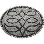 Blazin Roxx Women's Crystal Boot Stitch Belt Buckle