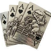 Blazin Roxx Women's Aces Belt Buckle