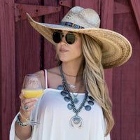 Charlie 1 Horse Coyote Palm Leaf Hat