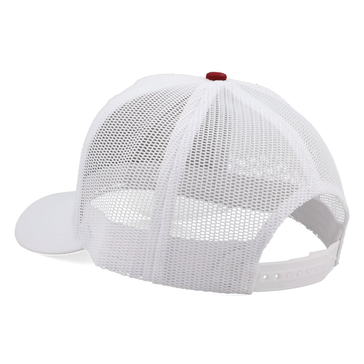 Twisted X License Plate Trucker Cap in White & Red