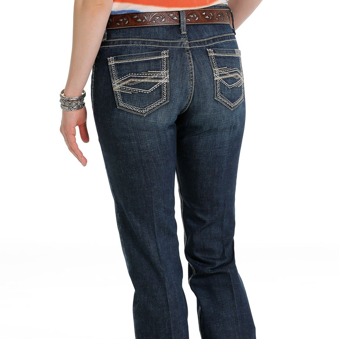 Cruel Women's Hannah Slim Fit Bootcut Jean in Dark Stonewash