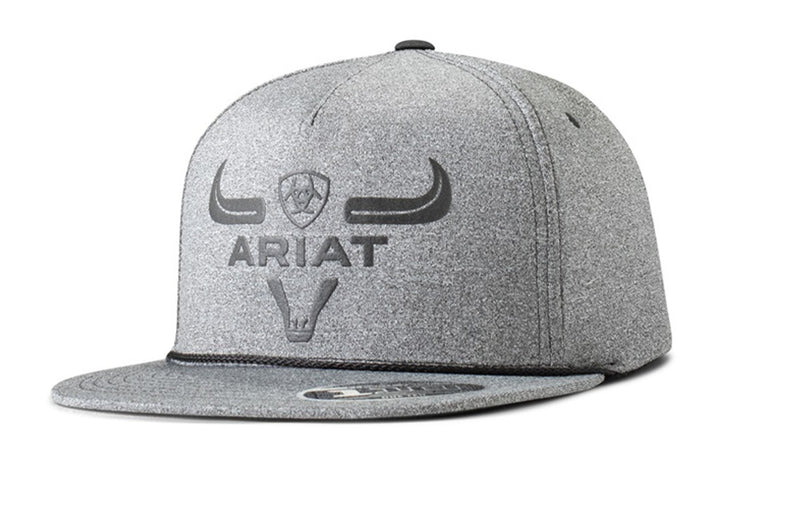 Ariat Men's Logo Longhorn Flexfit Trucker Cap