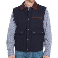 Cripple Creek by Circle S Men's Wool Melton Concealed Carry Vest (Available in 2 Colors)