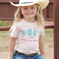 Cruel Girl's Toddler Hard To Handle T-Shirt in Peach